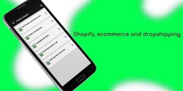 Course for Shopify - ecommerce & dropshipping site स्क्रीनशॉट 1