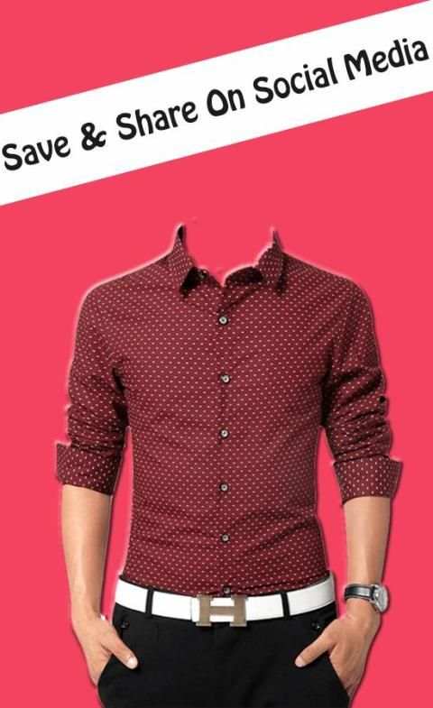 Man Shirt Photo Editor screenshot 2