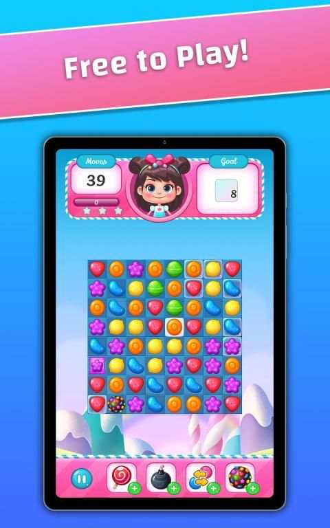 Candy 3-Match Blast - Puzzle Game screenshot 1