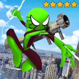 Spider Stickman Rope Hero 2 - Vegas Gangster Crime icon