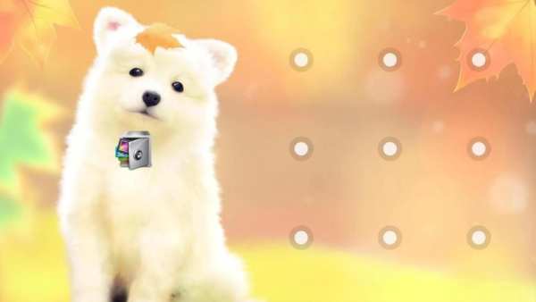 AppLock Live Theme Puppy – Paid Theme screenshot 1