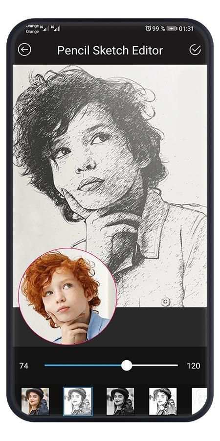 Photo Sketch Pencil Maker HD 5 تصوير الشاشة