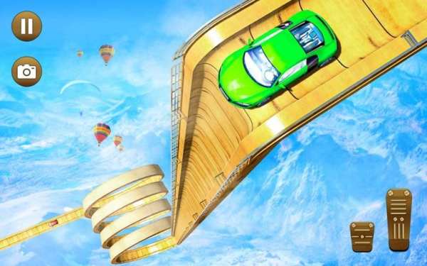GT Car Stunts Free : Mega Ramp Adventure screenshot 5