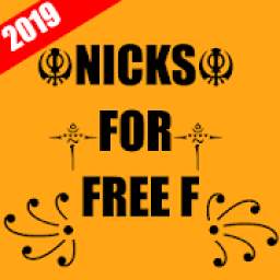 * Nickname Generator Free F - Nickname For Games