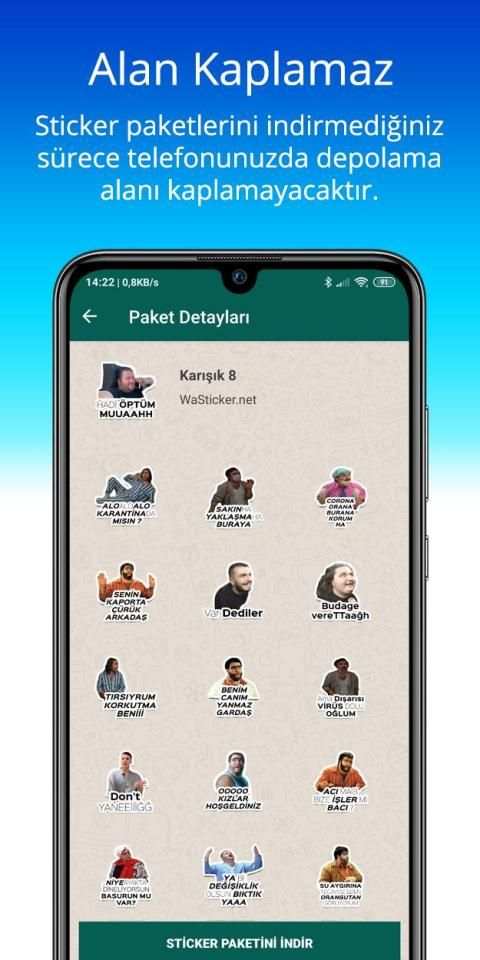 WaSticker (Türkçe Sticker & Çıkartma Oluşturucu) screenshot 2