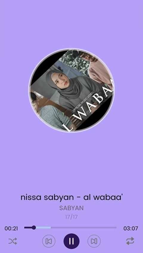 Nissa Sabyan Al Wabaa' mp3 offline screenshot 1
