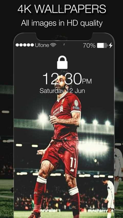 Football 4k Screen Lock screenshot 1