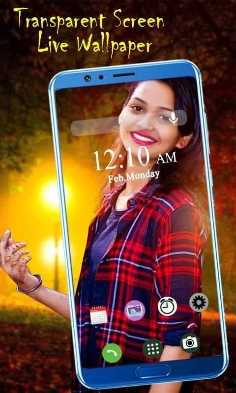Transparent live wallpaper screenshot 1