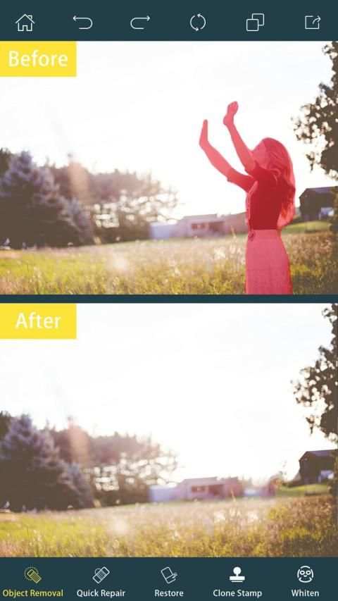 Photo Retouch - remove unwanted object screenshot 1