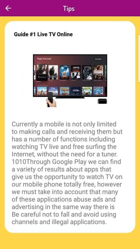 Live TV All Channels Free Online Guide 2020 screenshot 1