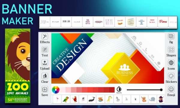 Banner Maker - Banner Creator & Banner Designer स्क्रीनशॉट 4