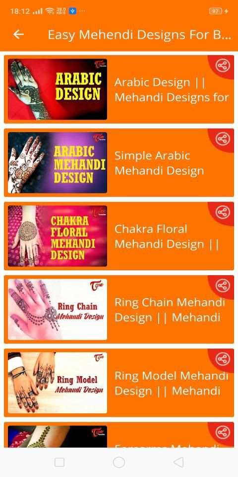 Mehndi Video Tutorial Free screenshot 7