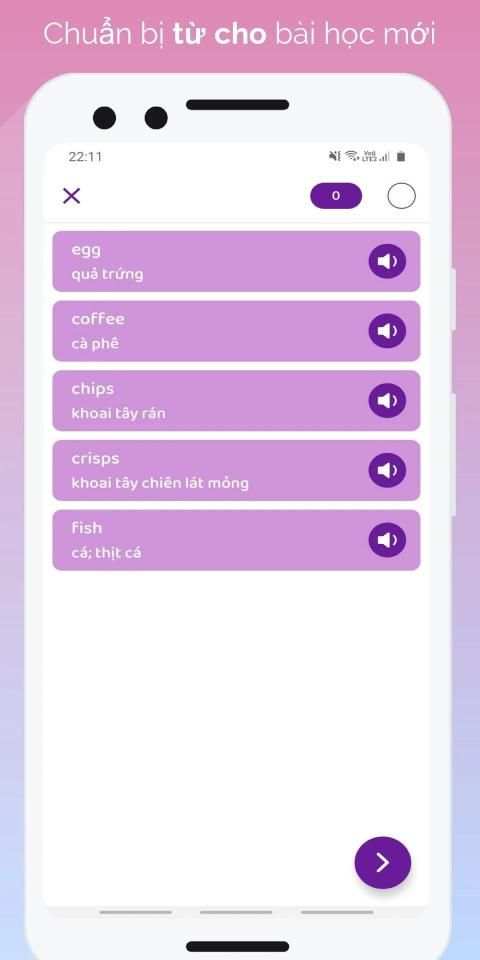 Violet - học từ vựng phát âm tiếng Anh với 3000 từ screenshot 2