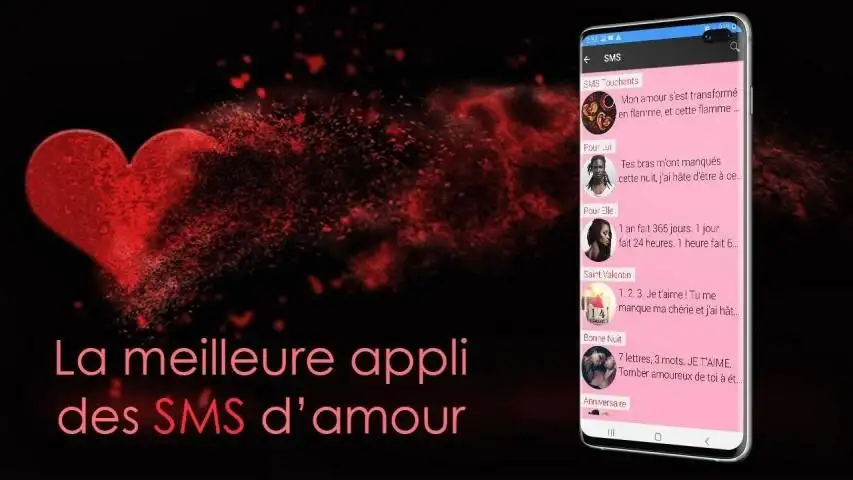 SMS d'Amour 2020 * screenshot 3