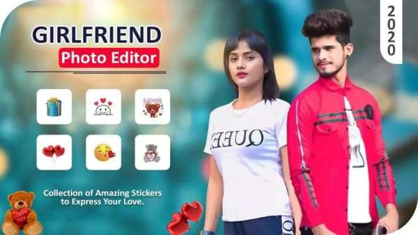 Girlfriend Photo Editor : Girlfriend Photo Frame स्क्रीनशॉट 1