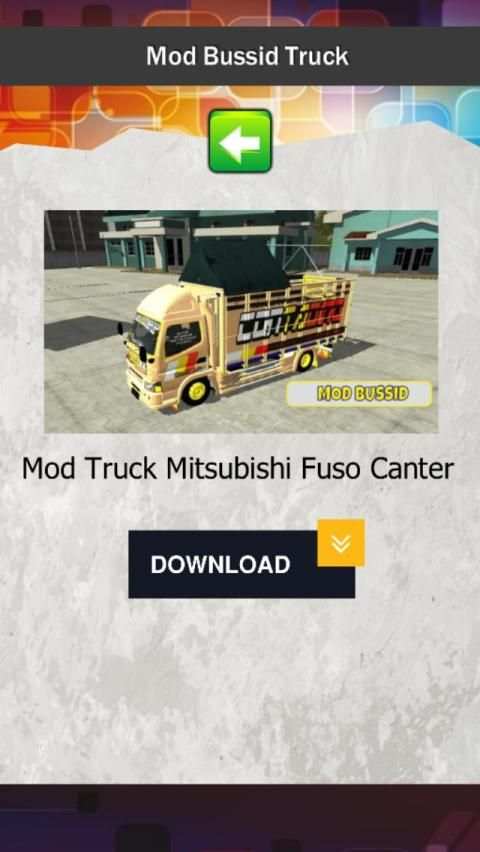 Mod Truck Canter BUSSID screenshot 1