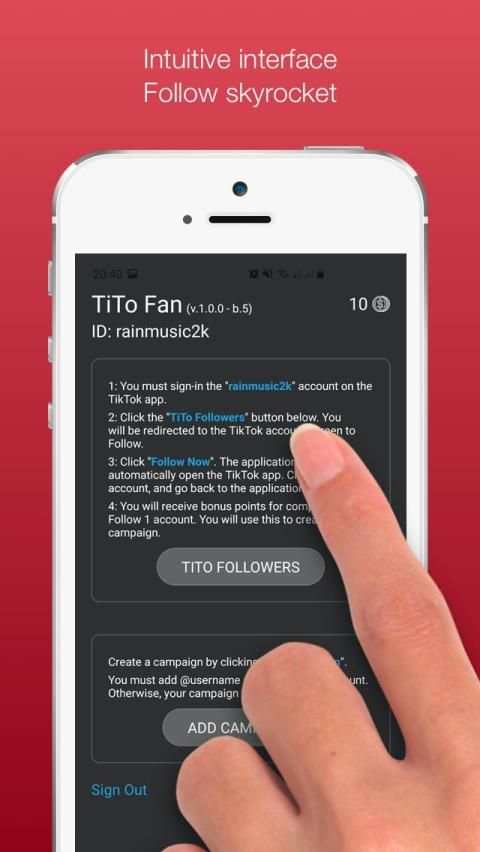TiTo Fan - Get Free Real Followers TikTok 2020 स्क्रीनशॉट 3