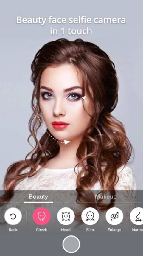 Makeup Plus Camera: Magic Selfie, Virtual Makeover स्क्रीनशॉट 1