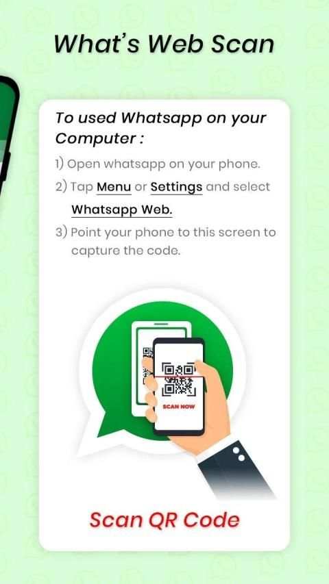 Whatsweb web scan - Status saver App स्क्रीनशॉट 2