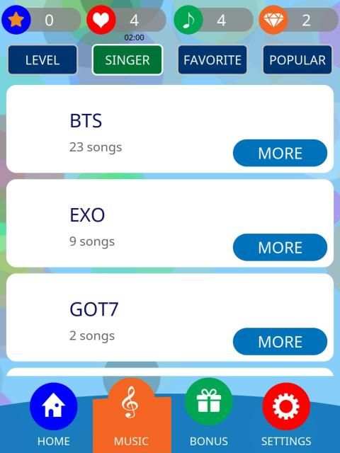 KPOP Piano Magic Tiles screenshot 3