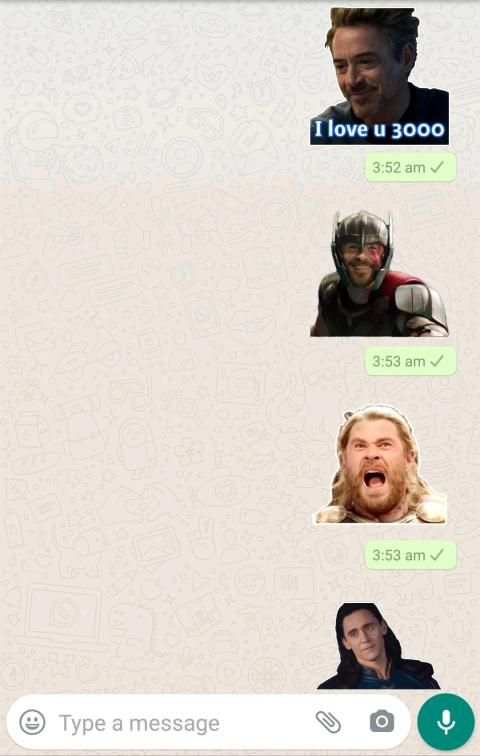 Avengers WA Stickers screenshot 1