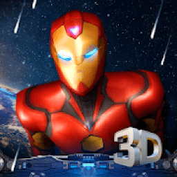 3D Iron Hero Live Wallpaper आइकन