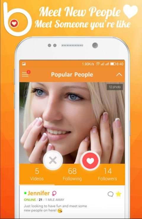 Free Badoo Chat Meet People Tips स्क्रीनशॉट 1