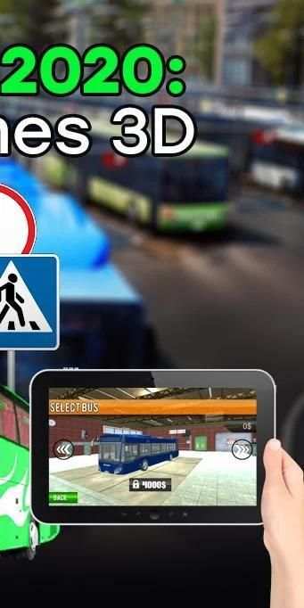 In Bus Driving 2020: Racing Bus 3D स्क्रीनशॉट 1