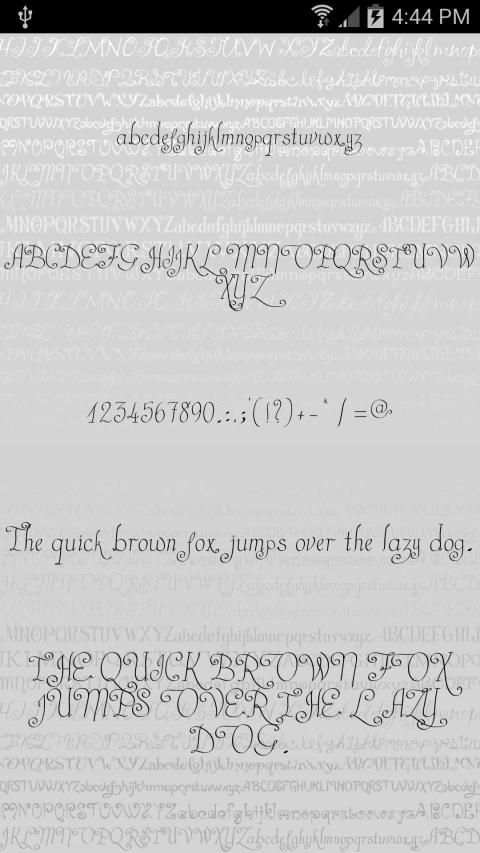 Cute Fonts for FlipFont® Free screenshot 2