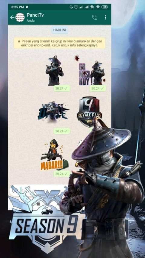 WAStickerApps: PUBG Pack स्क्रीनशॉट 4