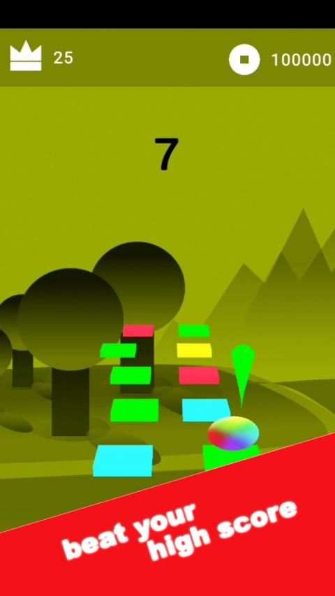 Tiles Hop: Color Ball 3D स्क्रीनशॉट 3