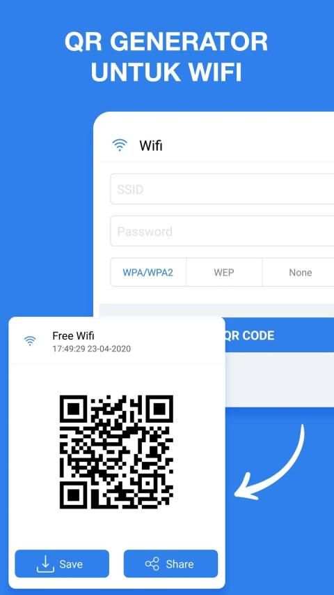 Scanner Kode QR Dan Kode Batang, Pembuat Kode Qr screenshot 4