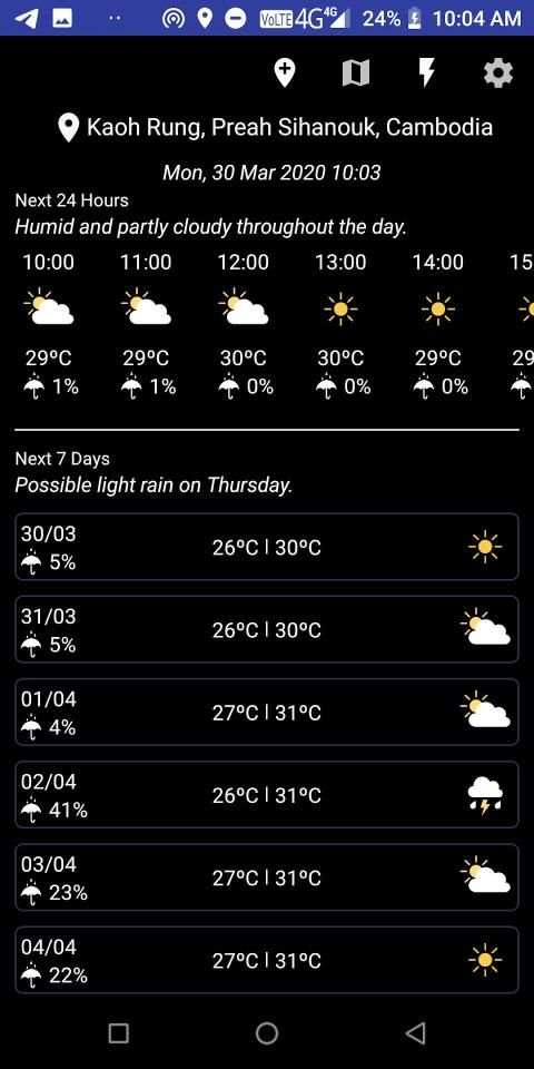 Weather Today - Forecast स्क्रीनशॉट 7