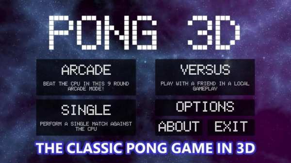 Pong 3D स्क्रीनशॉट 1