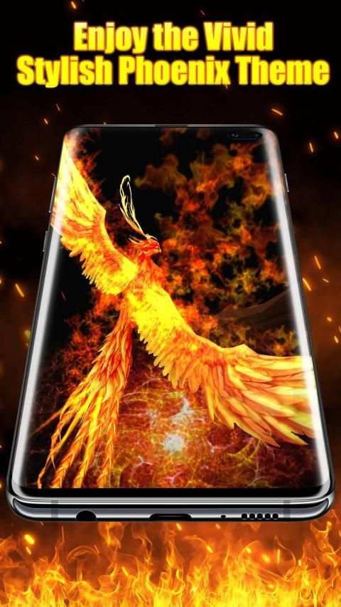 3D Phoenix Live Wallpaper screenshot 1
