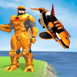 Robot Whale Attack: Orca Whale Transform Robot आइकन