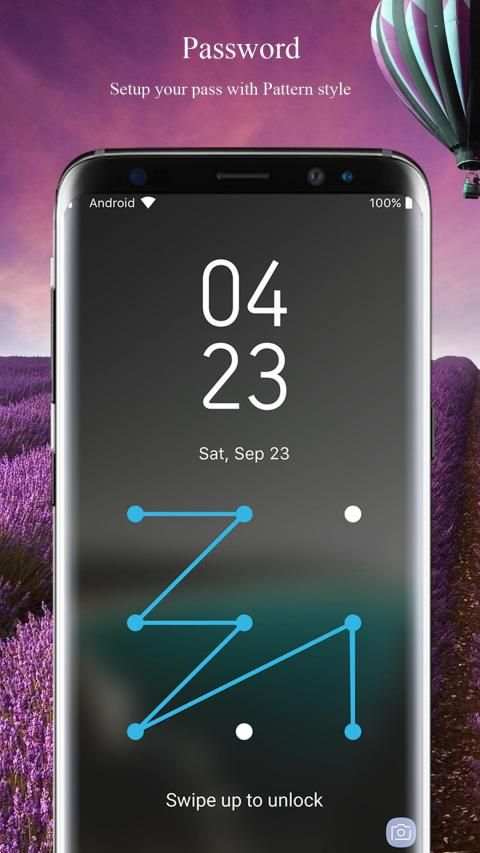 Lock screen for Galaxy S8 edge स्क्रीनशॉट 2
