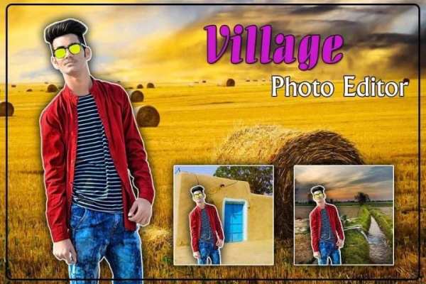 Village Photo Editor - Cut paste Photo screenshot 1