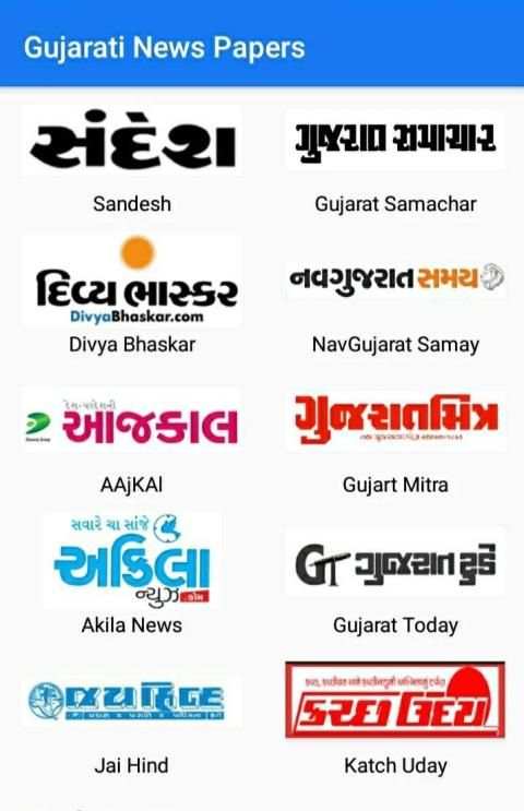 Gujarati News Papers screenshot 8