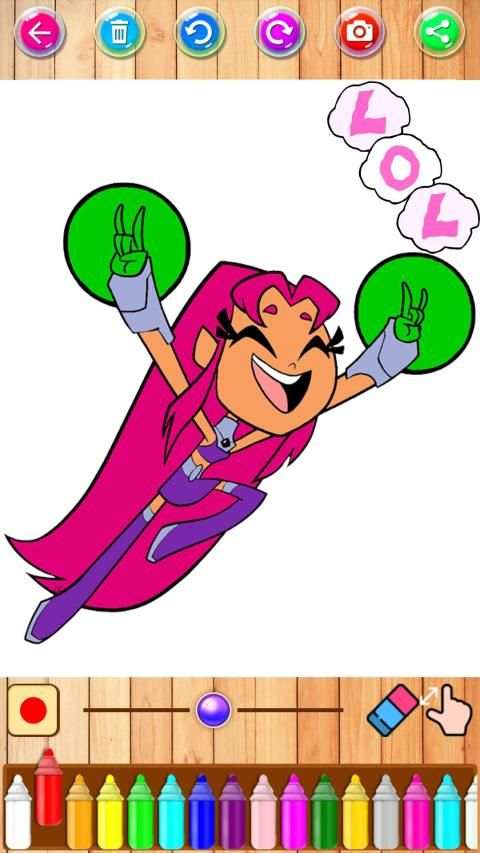 Teen coloring Titans Go screenshot 1