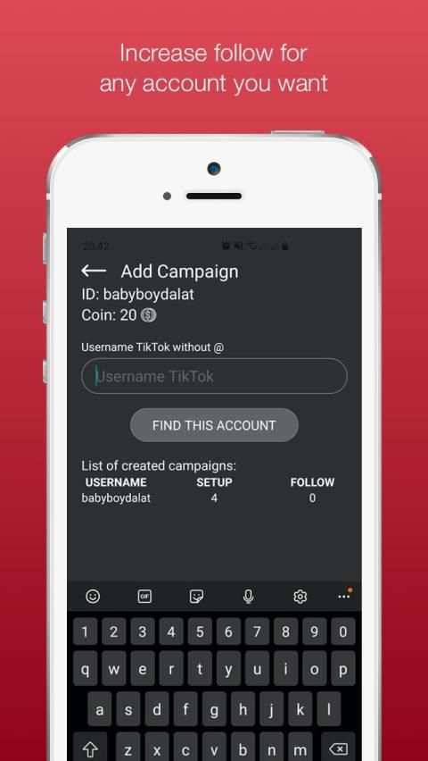 TiTo Fan - Get Free Real Followers TikTok 2020 स्क्रीनशॉट 1