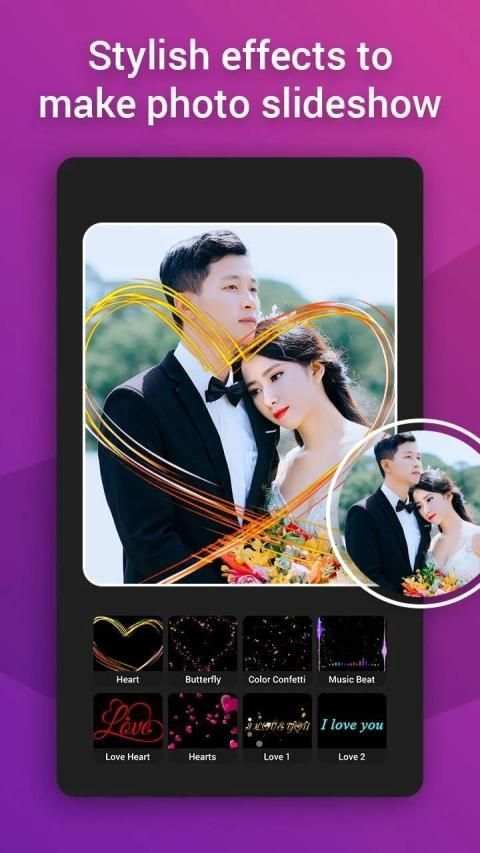 MBit Wave Particle.ly Wedding Video Maker screenshot 6