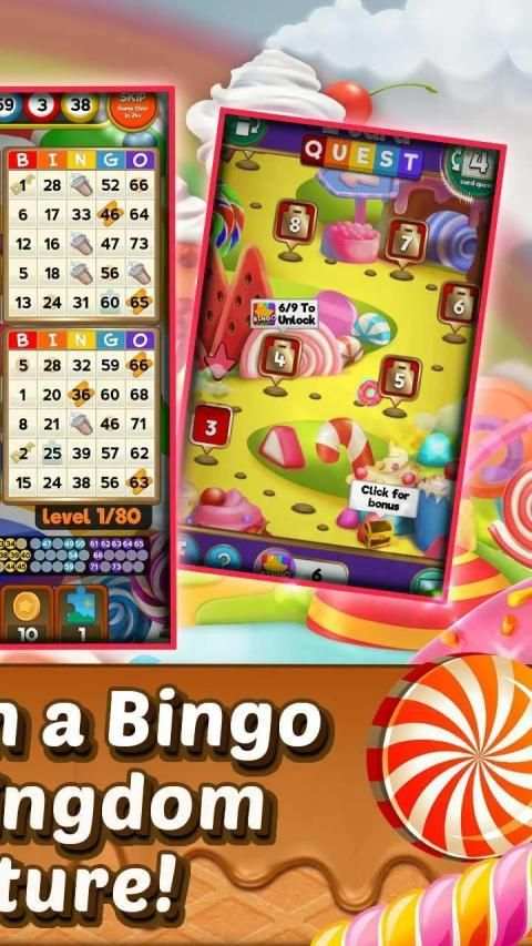 Bingo Quest - Christmas Candy Kingdom Game screenshot 6