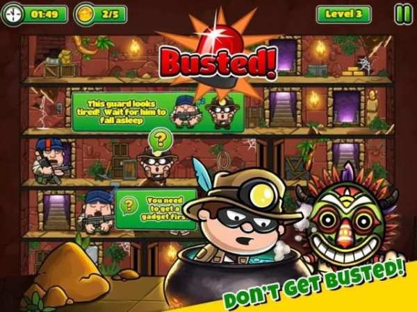 Bob The Robber 5: Temple Adventure by Kizi games स्क्रीनशॉट 1