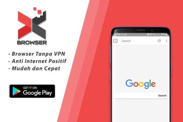X Browser Mini Anti Blokir screenshot 5