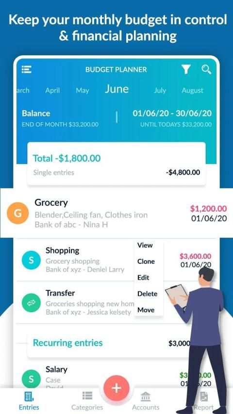 Monthly Budget Planner - Expense Manager स्क्रीनशॉट 5
