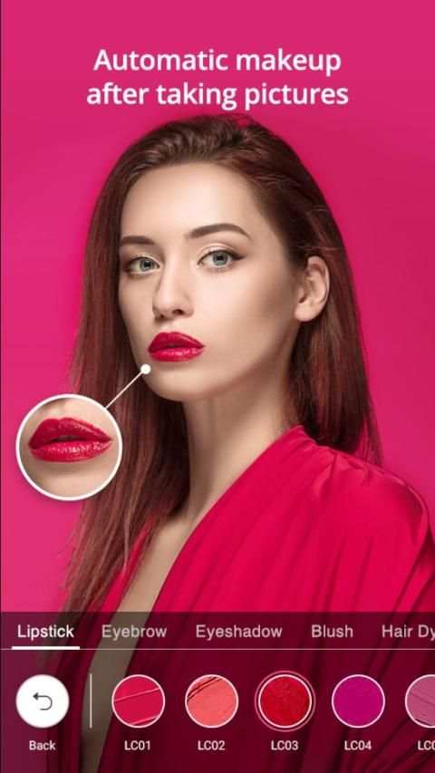 Makeup Plus Camera: Magic Selfie, Virtual Makeover स्क्रीनशॉट 2