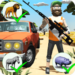 Hunting: Safari - Polygon Game आइकन