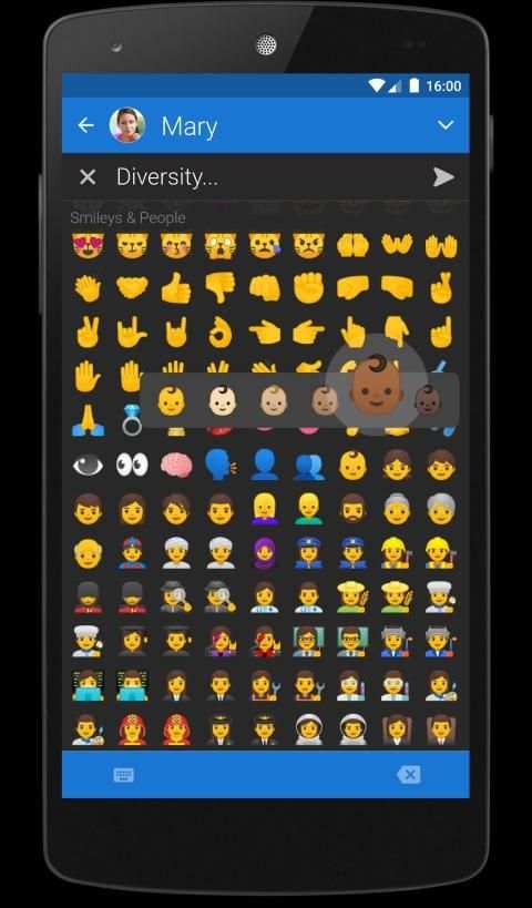 Textra Emoji - iOS Style स्क्रीनशॉट 1