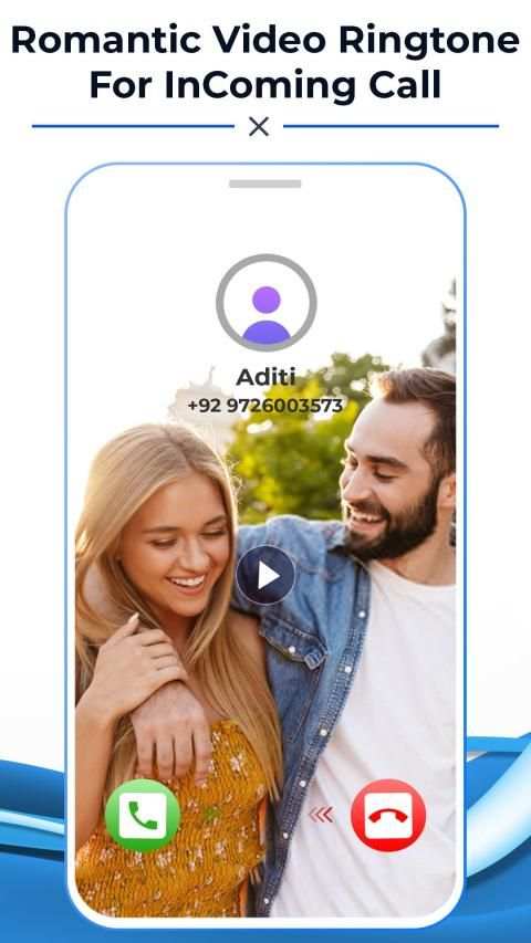 Romantic Video Ringtone For InComing Call screenshot 2